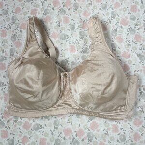 Olga - 38C - Suddenly Smooth Wireless Bra - Beige - Style 30582
